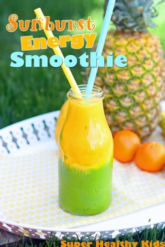 Sunburst Energy Smoothie Recipe Super Healthy Kids